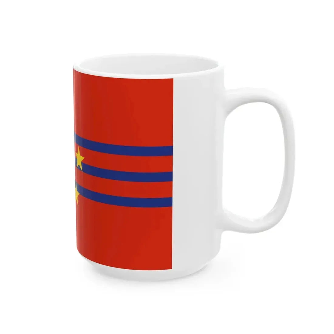 Proposed PRC national flags 035 (China) White Coffee Mug - Go Mug Yourself