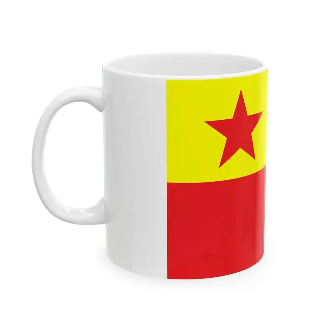 Proposed PRC national flags 043 (China) White Coffee Mug - Go Mug Yourself