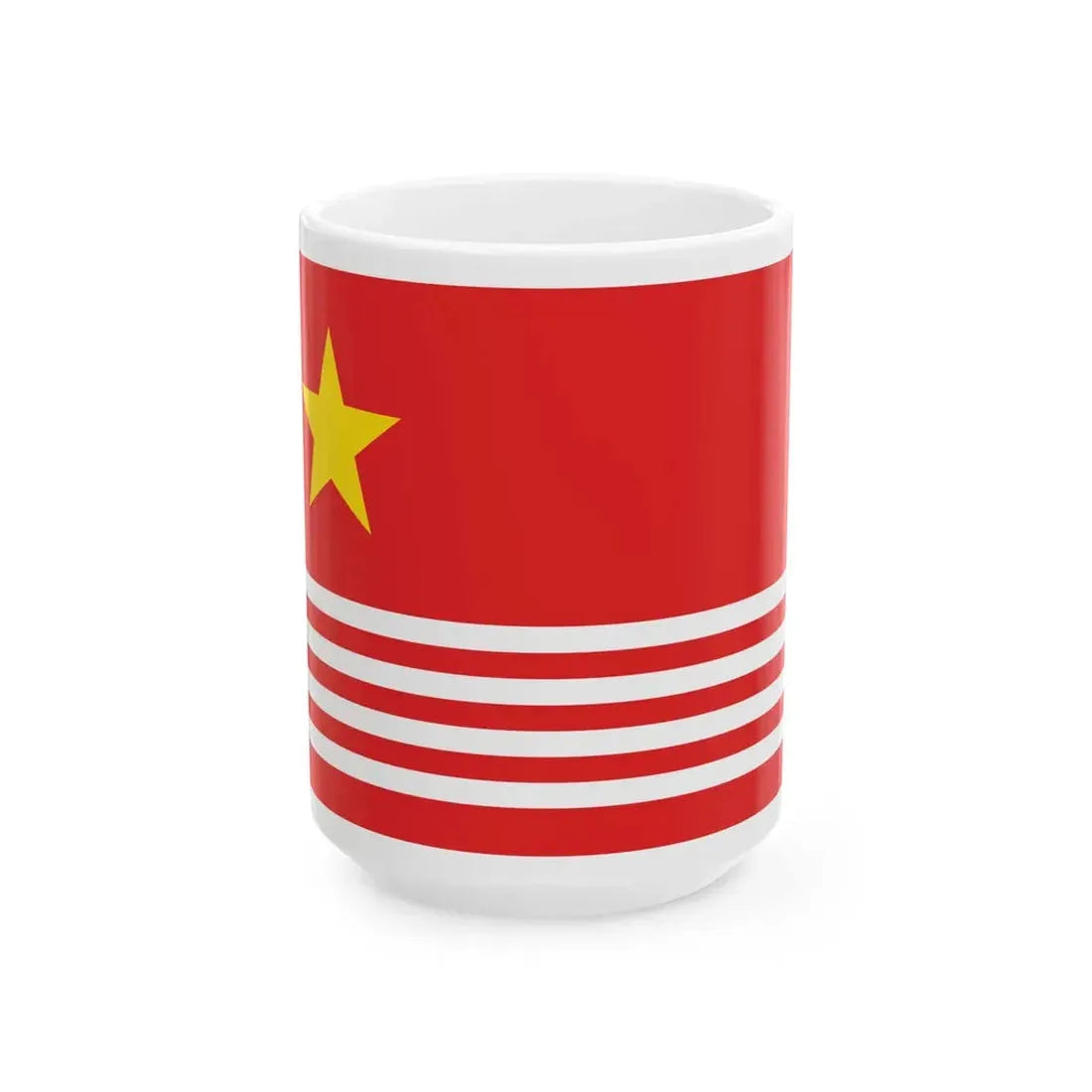 Proposed PRC national flags 045 (China) White Coffee Mug 15oz - Go Mug Yourself