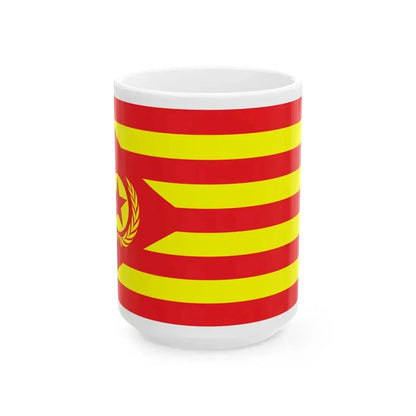Proposed PRC national flags 048 (China) White Coffee Mug 15oz - Go Mug Yourself
