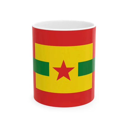 Proposed PRC national flags 049 (China) White Coffee Mug 11oz - Go Mug Yourself