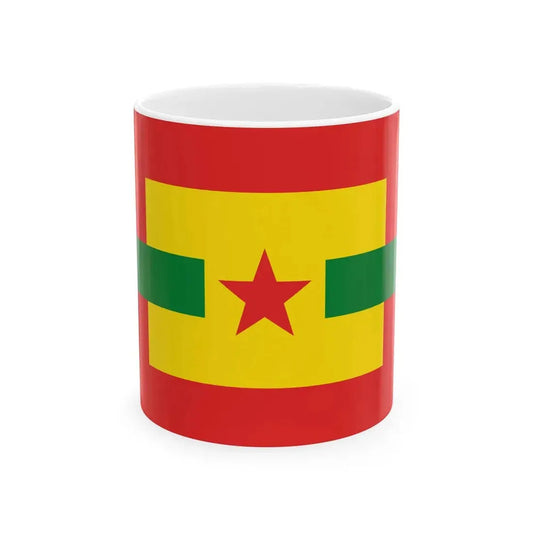 Proposed PRC national flags 049 (China) White Coffee Mug 11oz - Go Mug Yourself