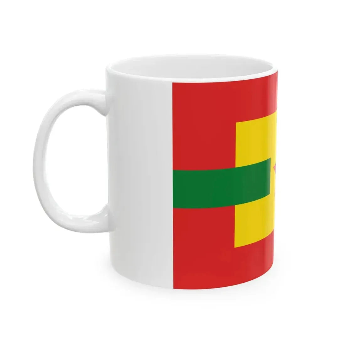 Proposed PRC national flags 049 (China) White Coffee Mug - Go Mug Yourself
