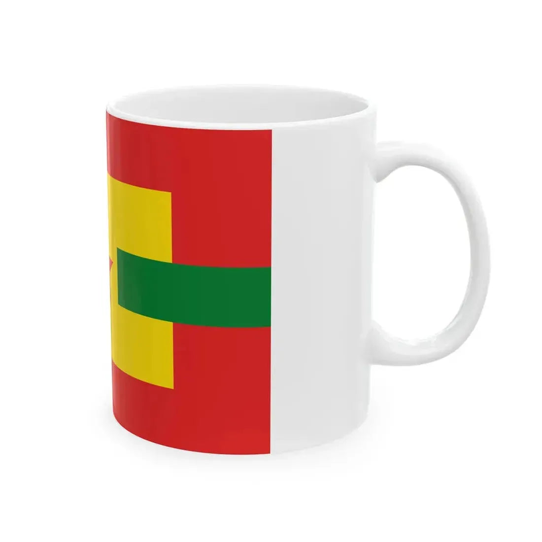 Proposed PRC national flags 049 (China) White Coffee Mug - Go Mug Yourself