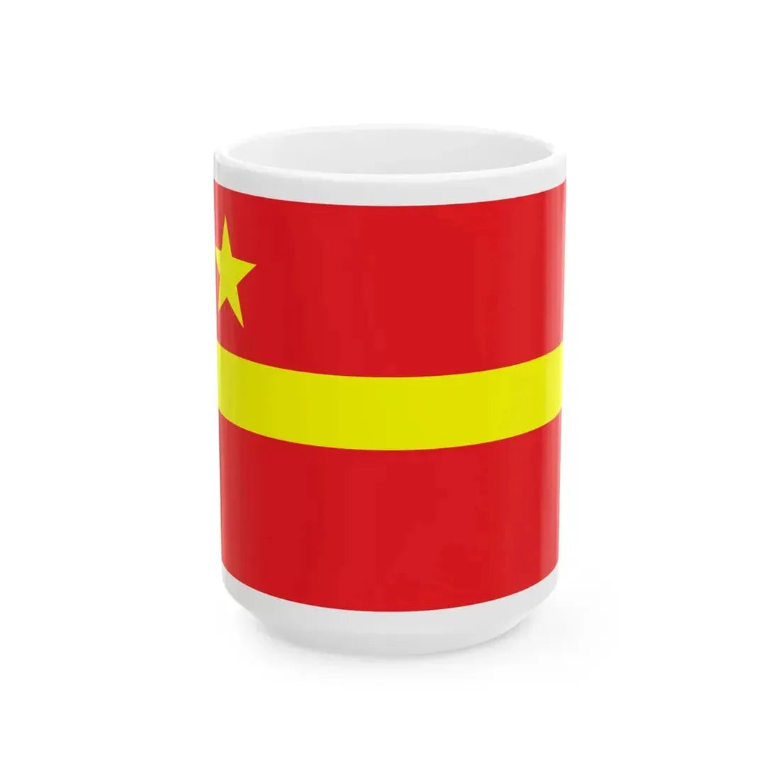 Proposed PRC national flags 050 (China) White Coffee Mug 15oz - Go Mug Yourself
