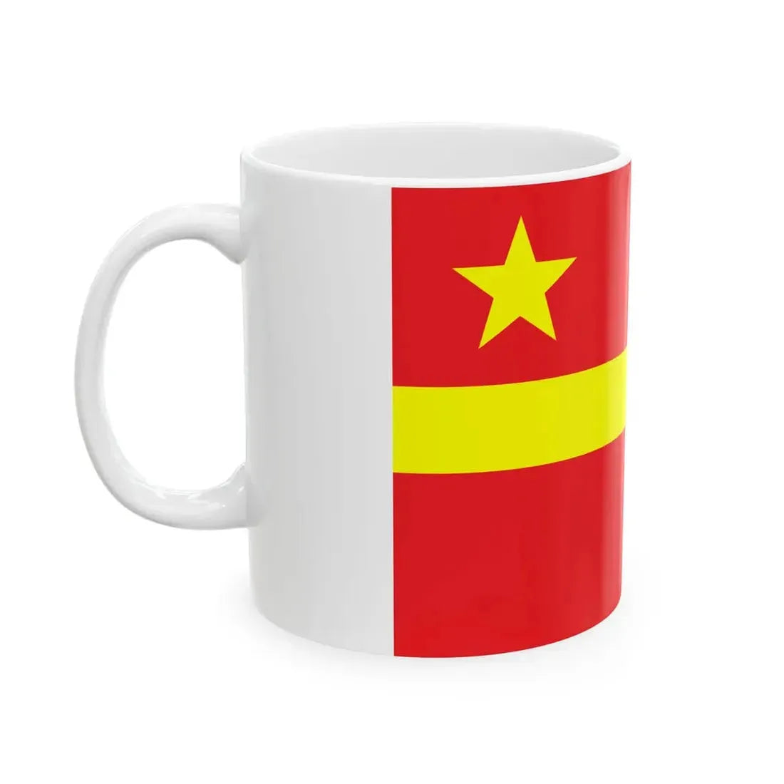 Proposed PRC national flags 050 (China) White Coffee Mug - Go Mug Yourself
