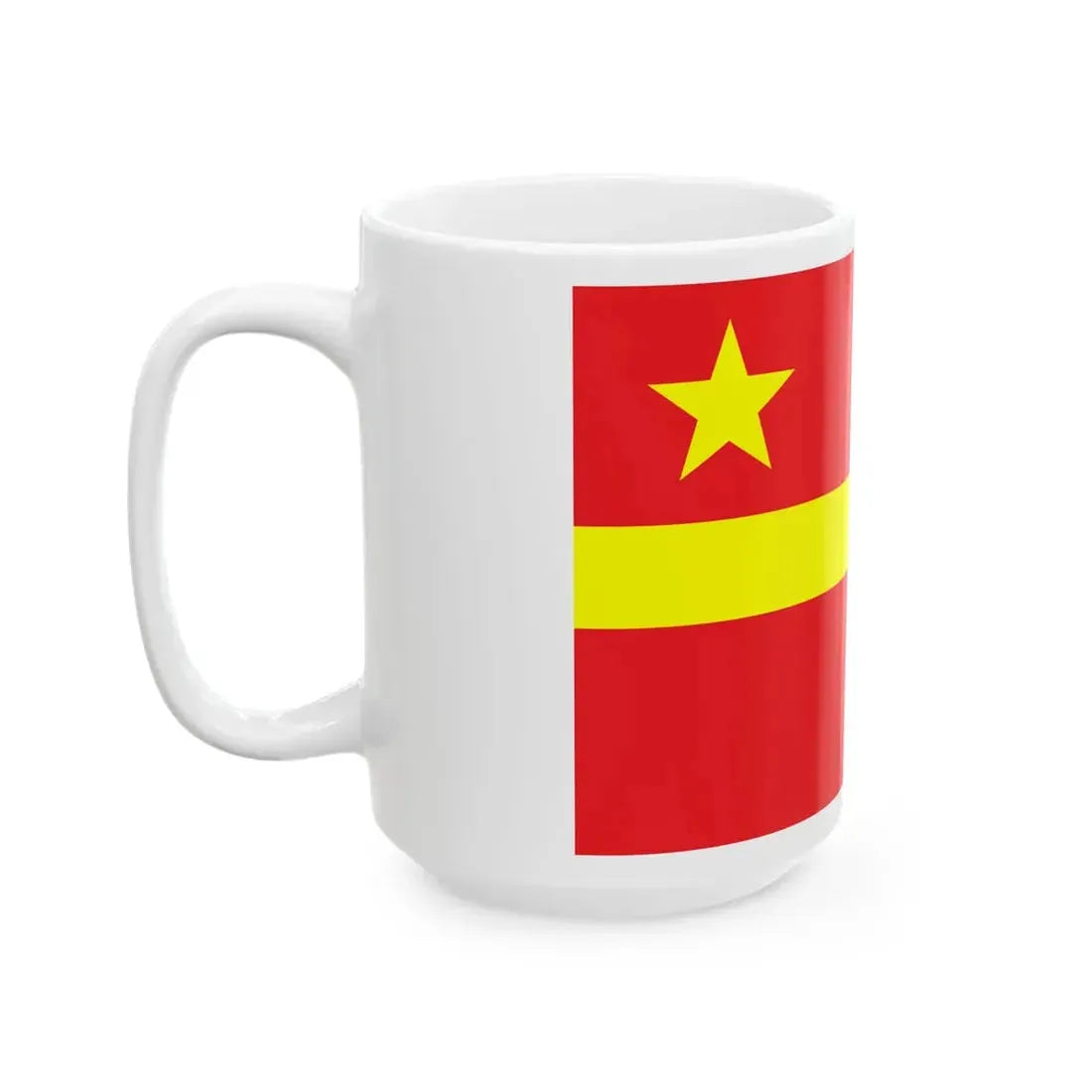 Proposed PRC national flags 050 (China) White Coffee Mug - Go Mug Yourself