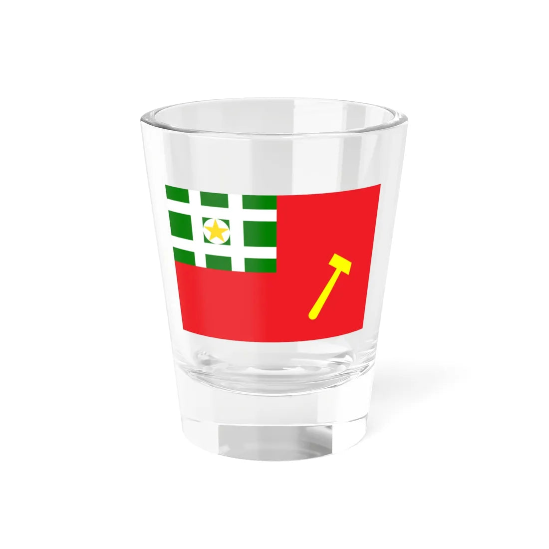 Proposed PRC national flags 051 (China) Shot Glass 1.5oz - Go Mug Yourself