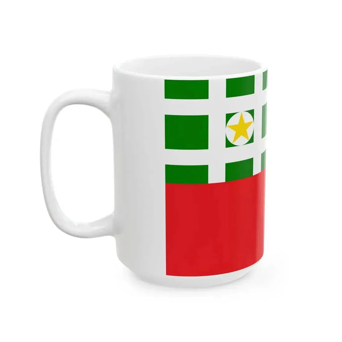 Proposed PRC national flags 051 (China) White Coffee Mug - Go Mug Yourself