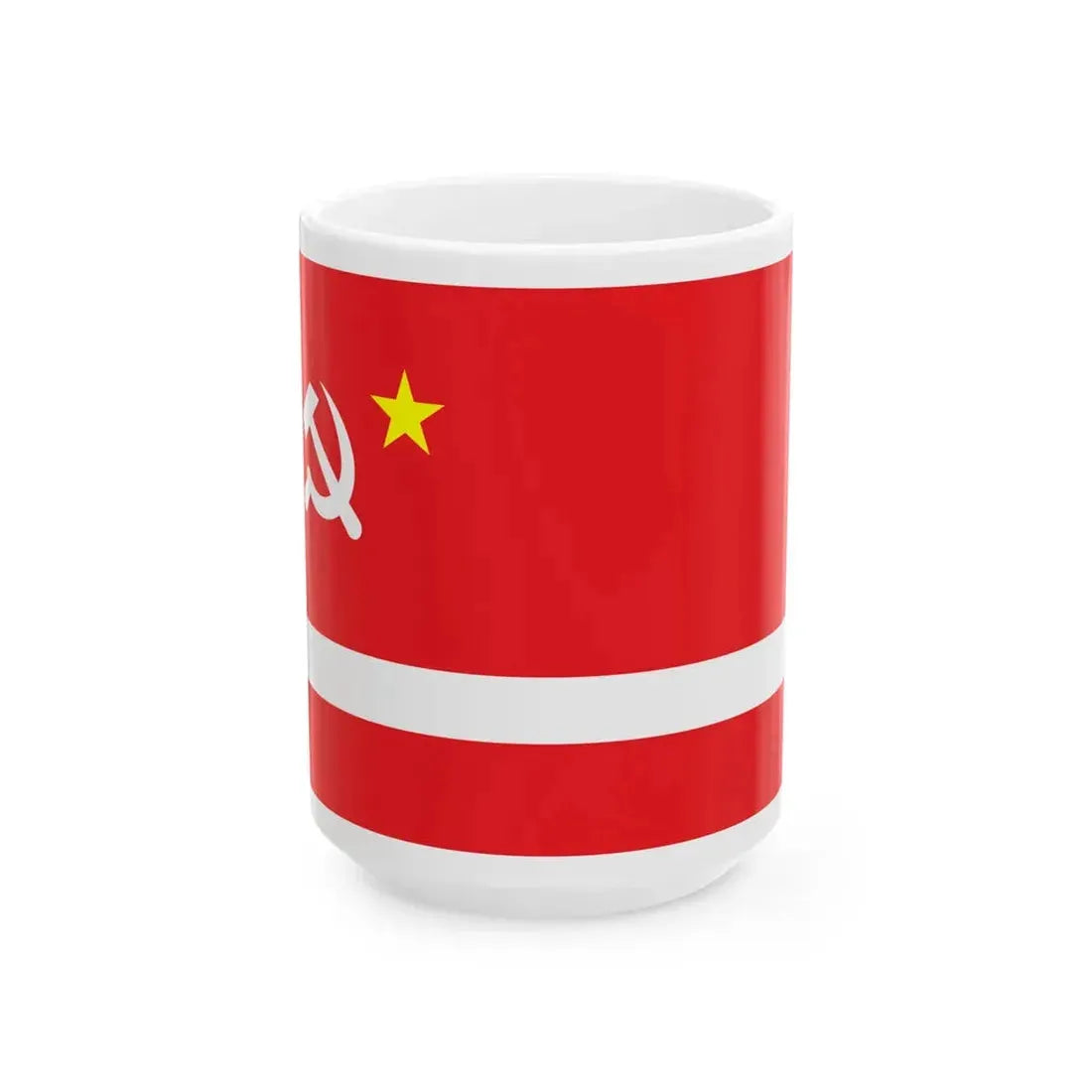 Proposed PRC national flags 052 (China) White Coffee Mug 15oz - Go Mug Yourself