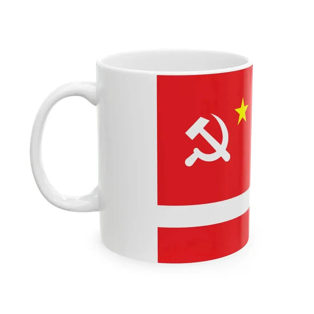 Proposed PRC national flags 052 (China) White Coffee Mug - Go Mug Yourself