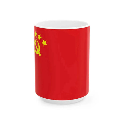 Proposed PRC national flags 053 (China) White Coffee Mug 15oz - Go Mug Yourself