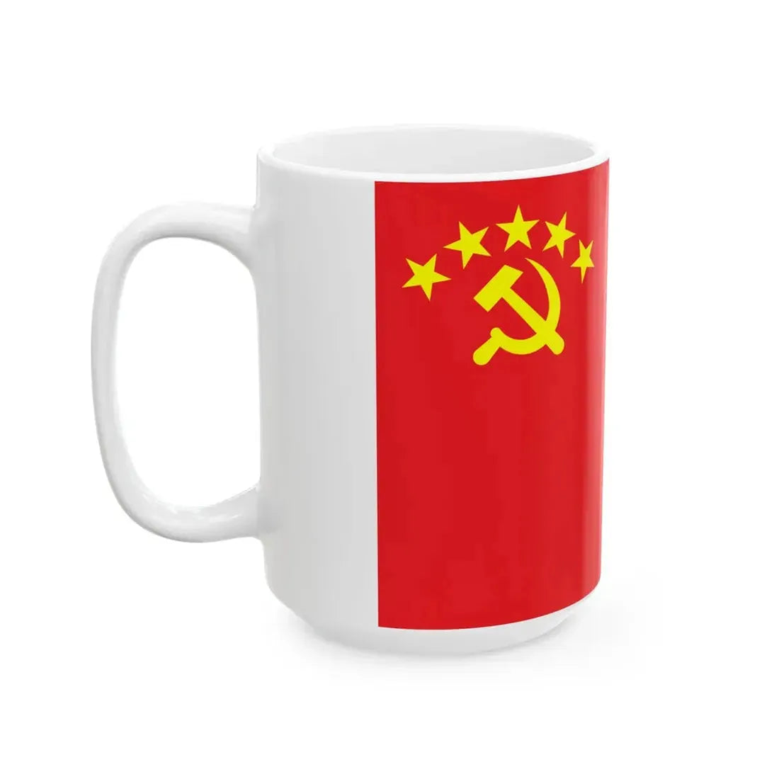 Proposed PRC national flags 053 (China) White Coffee Mug - Go Mug Yourself