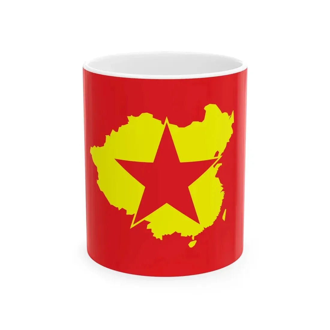 Proposed PRC national flags 054 (China) White Coffee Mug 11oz - Go Mug Yourself