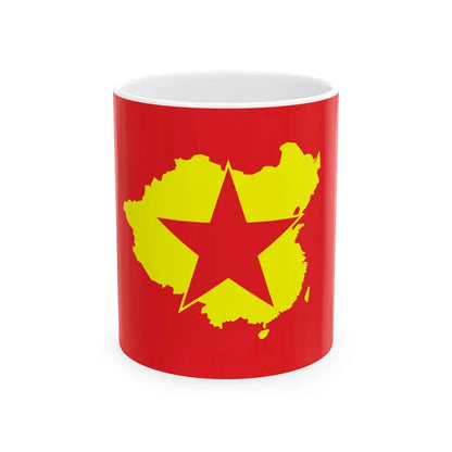 Proposed PRC national flags 054 (China) White Coffee Mug 11oz - Go Mug Yourself