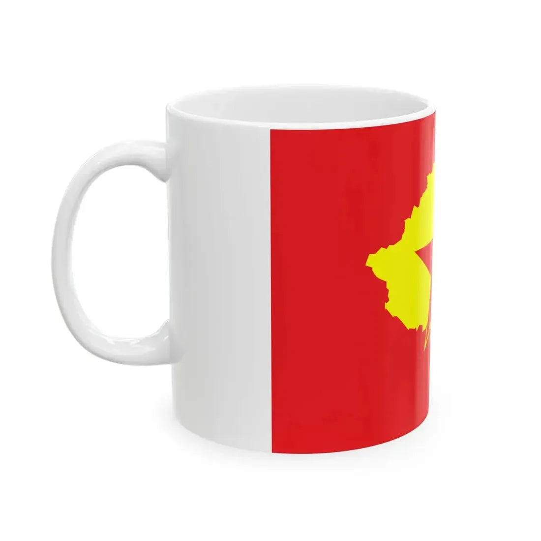 Proposed PRC national flags 054 (China) White Coffee Mug - Go Mug Yourself