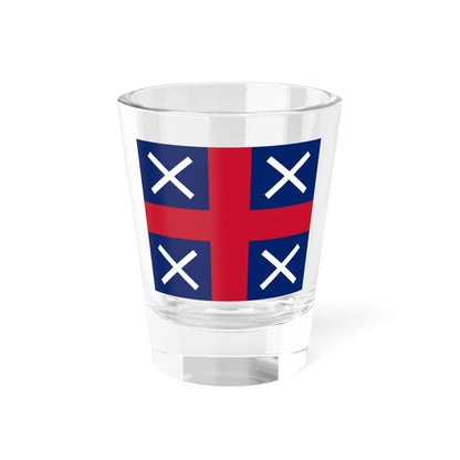 Proposed Union Jack 1604 - Design 3 (United Kingdom) Shot Glass 1.5oz 1.5oz - Go Mug Yourself
