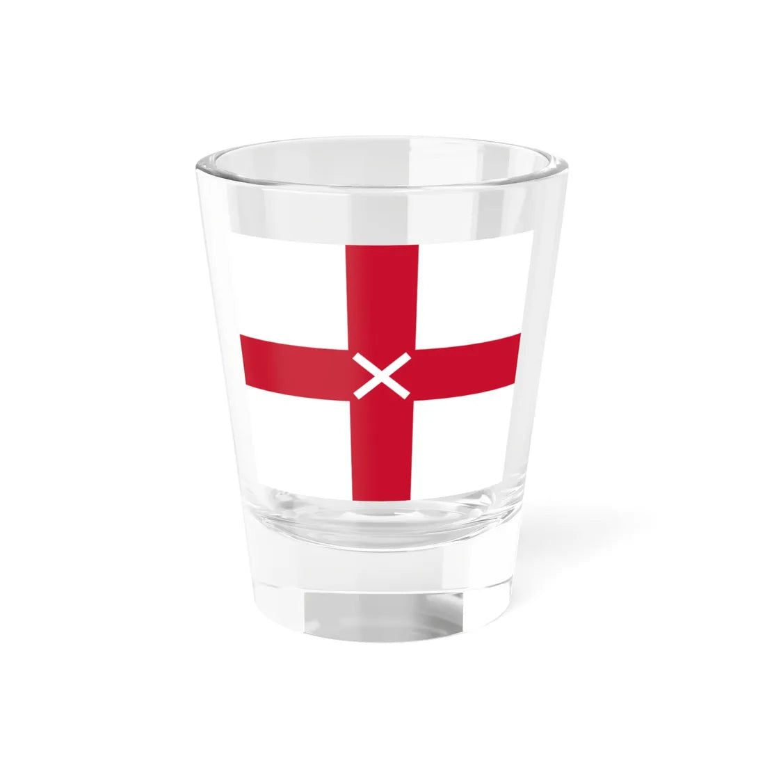 Proposed Union Jack 1604 - Design 4 (United Kingdom) Shot Glass 1.5oz 1.5oz - Go Mug Yourself