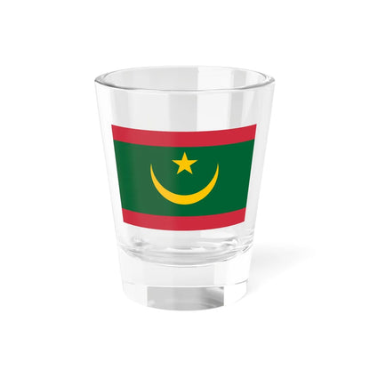 Proposition de drapeau de la Mauritanie de 2017 (Mauritania) Shot Glass 1.5oz 1.5oz - Go Mug Yourself