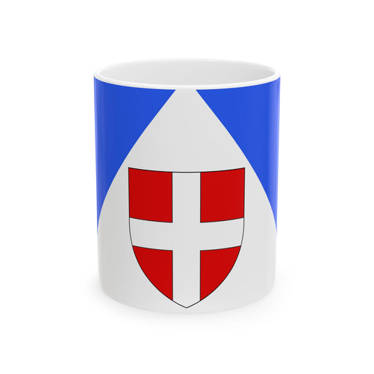 Proposition de drapeau fr departement Haute-Savoie (France) White Coffee Mug-11oz-Go Mug Yourself