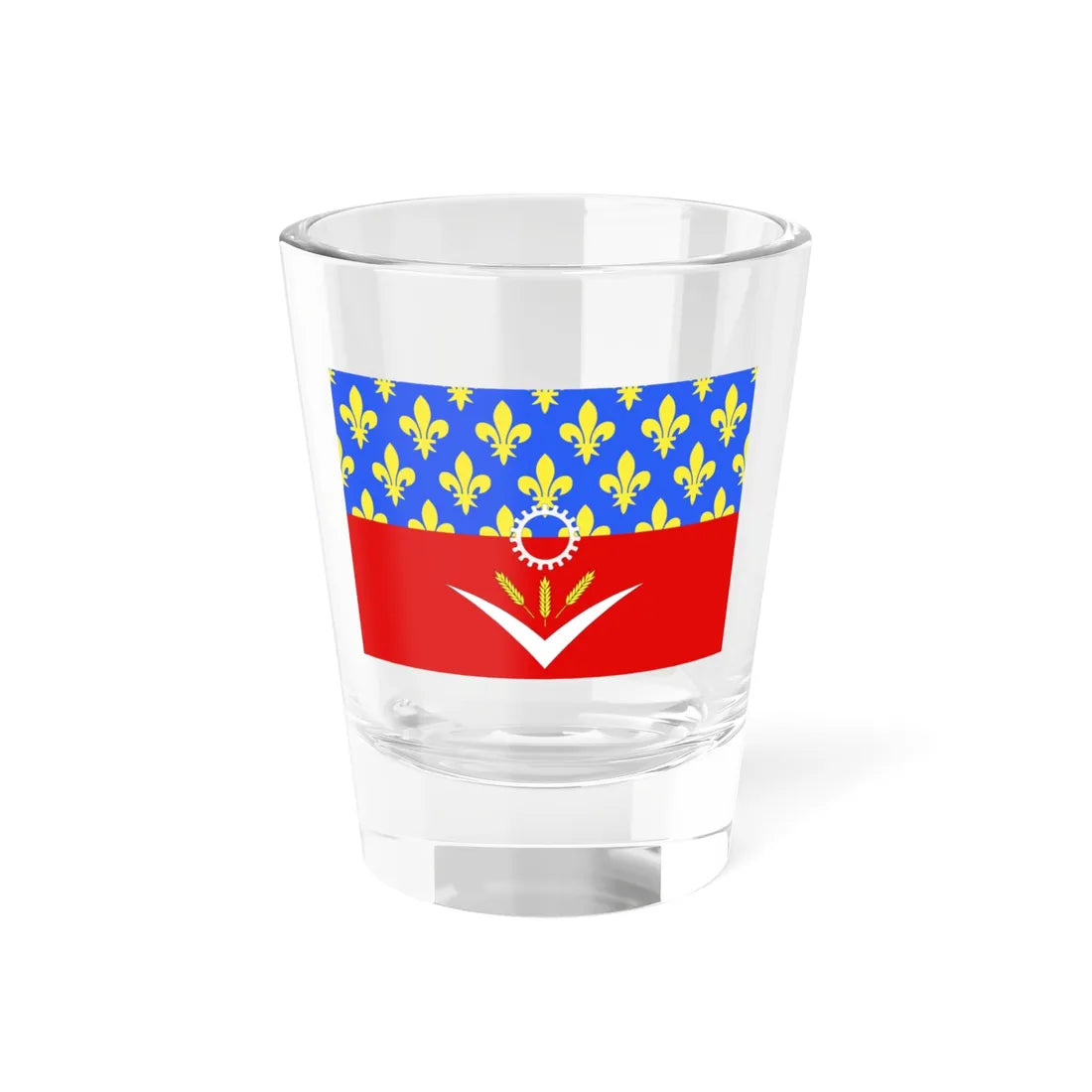 Proposition de drapeau fr departement Seine-Saint-Denis (France) Shot Glass 1.5oz 1.5oz - Go Mug Yourself