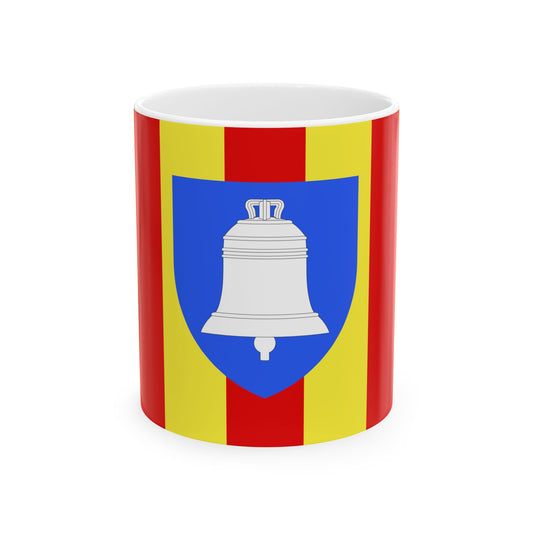Proposition de drapeau pour le departement de lAriege (France) White Coffee Mug-11oz-Go Mug Yourself