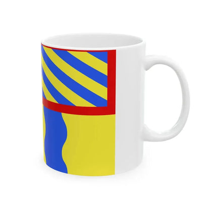 Proposition de drapeau pour le departement de Saone-et-Loire (France) White Coffee Mug - Go Mug Yourself