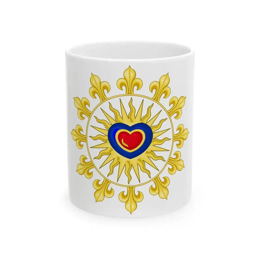 Proposition de Herve baron Pinoteau pour le drapeau du Royaume de France restaure (France) White Coffee Mug 11oz - Go Mug Yourself