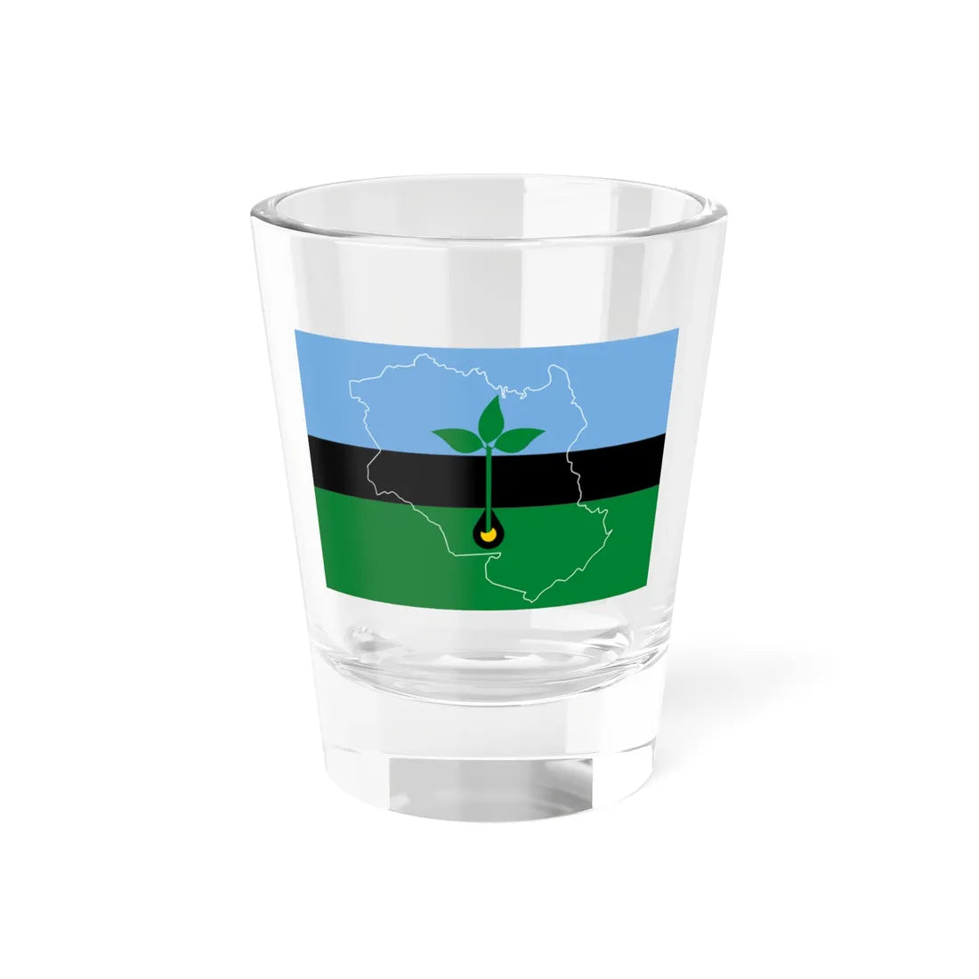 Propuesta de bandera para el Estado Monagas 25 (Venezuela) Shot Glass 1.5oz 1.5oz - Go Mug Yourself