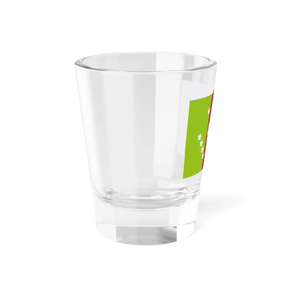 Propuesta de bandera para el Estado Monagas 41 (Venezuela) Shot Glass 1.5oz - Go Mug Yourself