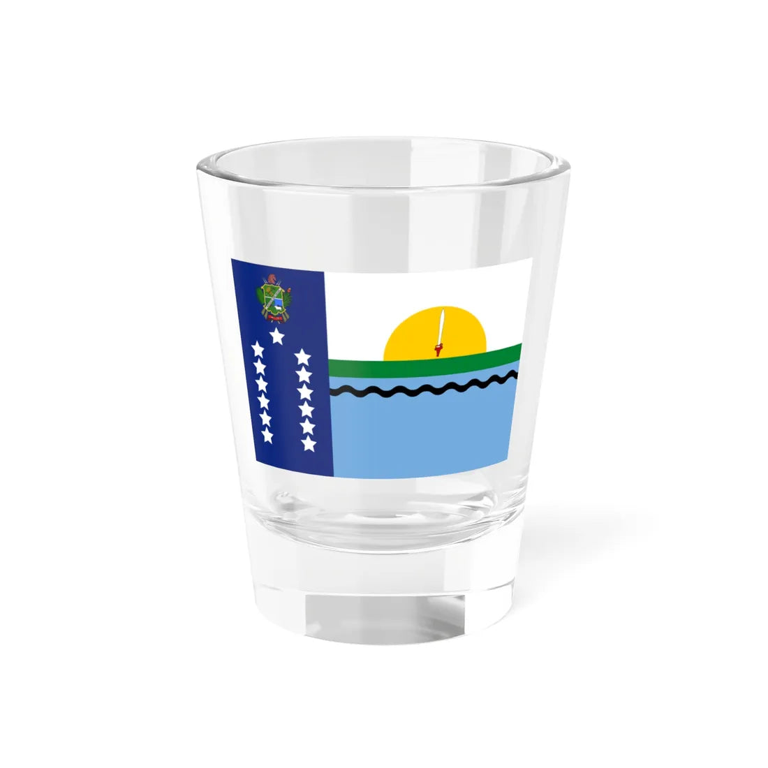 Propuesta de bandera para el Estado Monagas 64 (Venezuela) Shot Glass 1.5oz 1.5oz - Go Mug Yourself