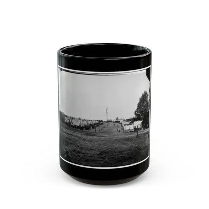 Prospect Hill, Va. General View Of 13th New York Cavalry Camp (U.S. Civil War) Black Coffee Mug 15oz - Go Mug Yourself