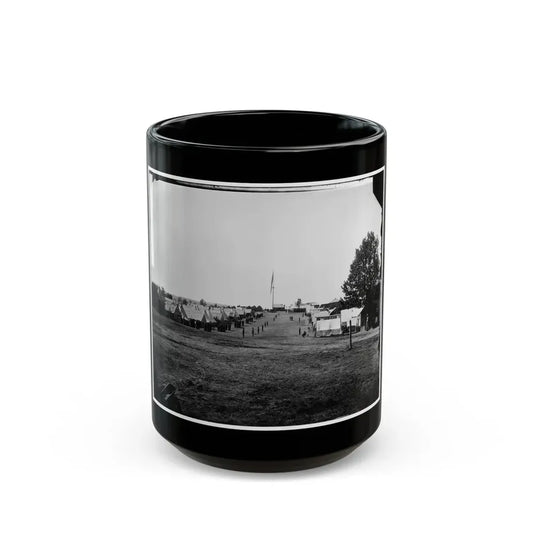Prospect Hill, Va. General View Of 13th New York Cavalry Camp (U.S. Civil War) Black Coffee Mug 15oz - Go Mug Yourself