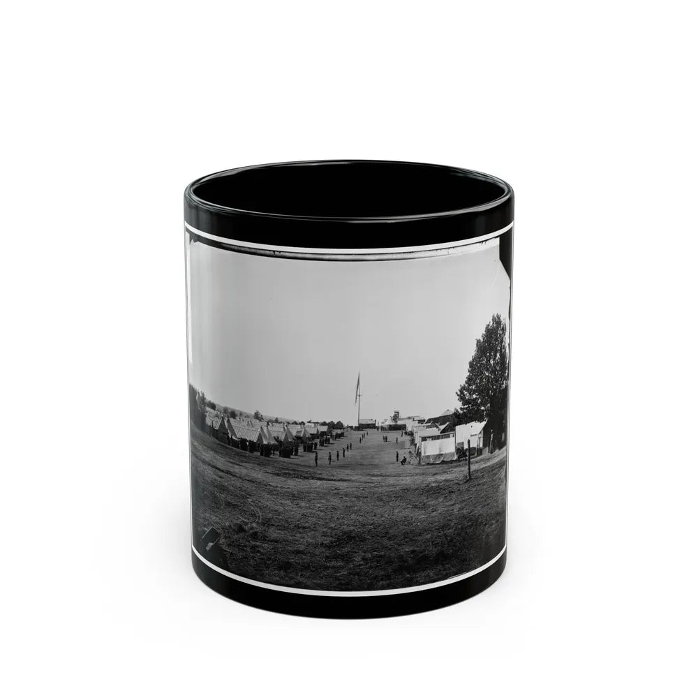 Prospect Hill, Va. General View Of 13th New York Cavalry Camp (U.S. Civil War) Black Coffee Mug-11oz-Go Mug Yourself