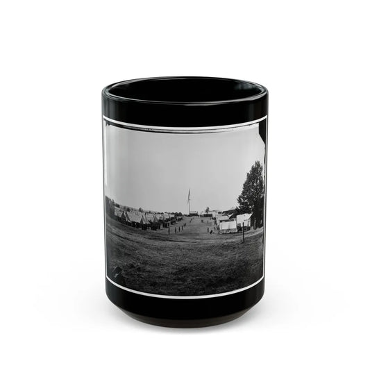 Prospect Hill, Va. General View Of 13th New York Cavalry Camp (U.S. Civil War) Black Coffee Mug-15oz-Go Mug Yourself