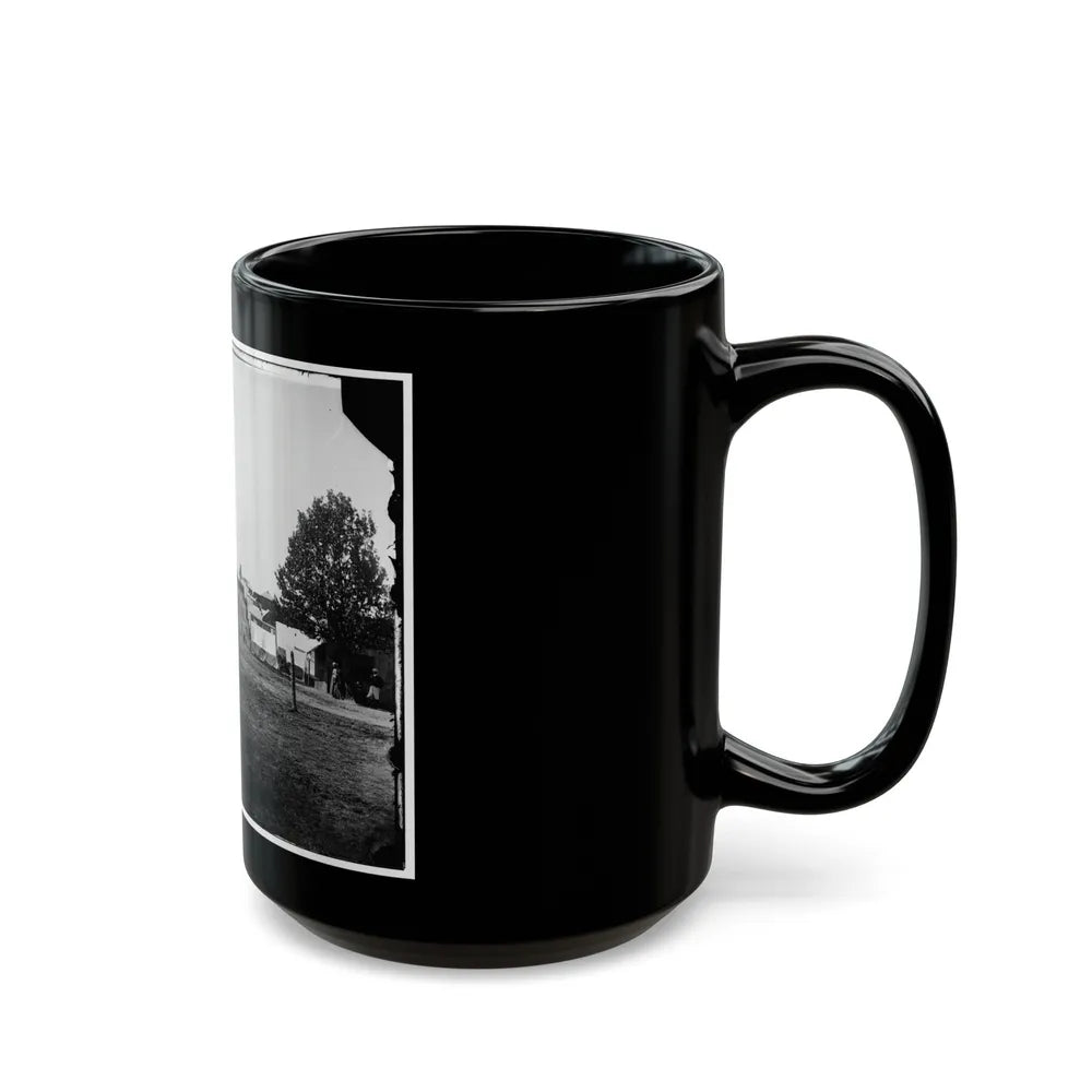 Prospect Hill, Va. General View Of 13th New York Cavalry Camp (U.S. Civil War) Black Coffee Mug-Go Mug Yourself