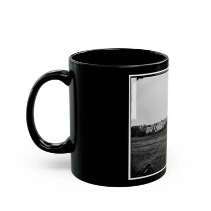 Prospect Hill, Va. General View Of 13th New York Cavalry Camp (U.S. Civil War) Black Coffee Mug-Go Mug Yourself