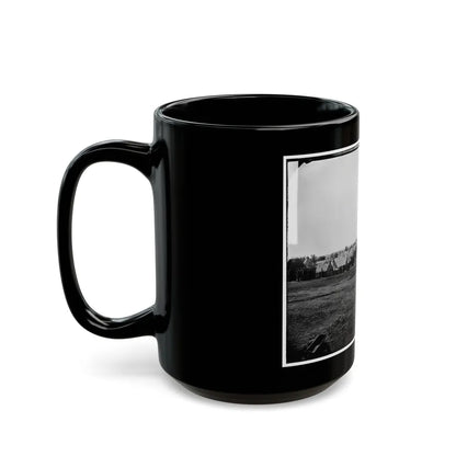 Prospect Hill, Va. General View Of 13th New York Cavalry Camp (U.S. Civil War) Black Coffee Mug-Go Mug Yourself