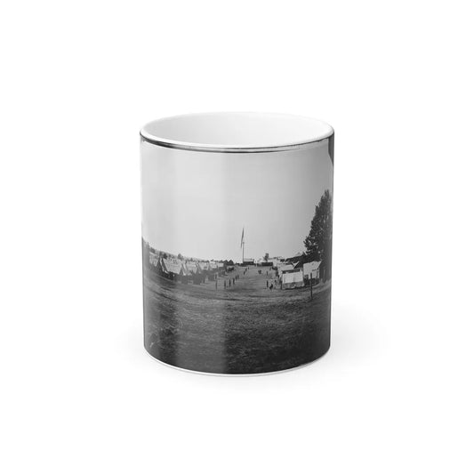 Prospect Hill, Va. General View of 13Th New York Cavalry Camp (U.S. Civil War) Color Changing Coffee Mug 11oz-11oz-Go Mug Yourself