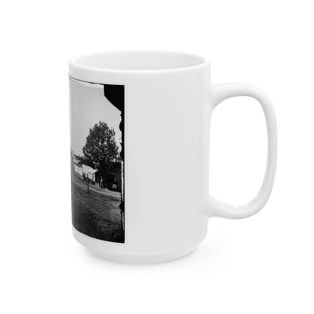 Prospect Hill, Va. General View Of 13th New York Cavalry Camp (U.S. Civil War) White Coffee Mug-Go Mug Yourself