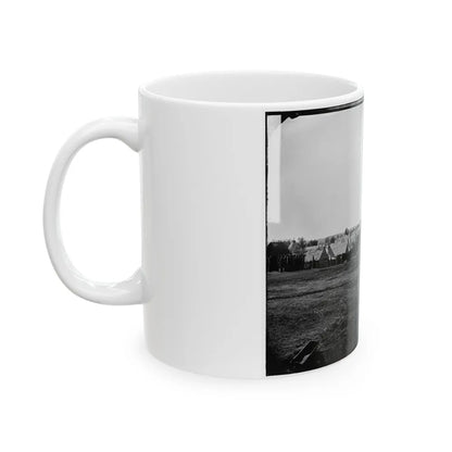 Prospect Hill, Va. General View Of 13th New York Cavalry Camp (U.S. Civil War) White Coffee Mug-Go Mug Yourself