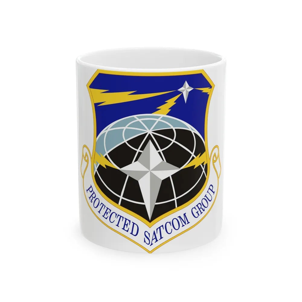 Protected SATCOM Group (U.S. Air Force) White Coffee Mug-11oz-Go Mug Yourself