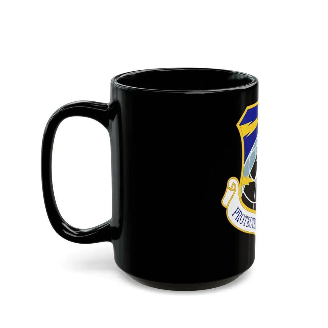 Protected SATCOM Group (U.S. Air Force) Black Coffee Mug - Go Mug Yourself