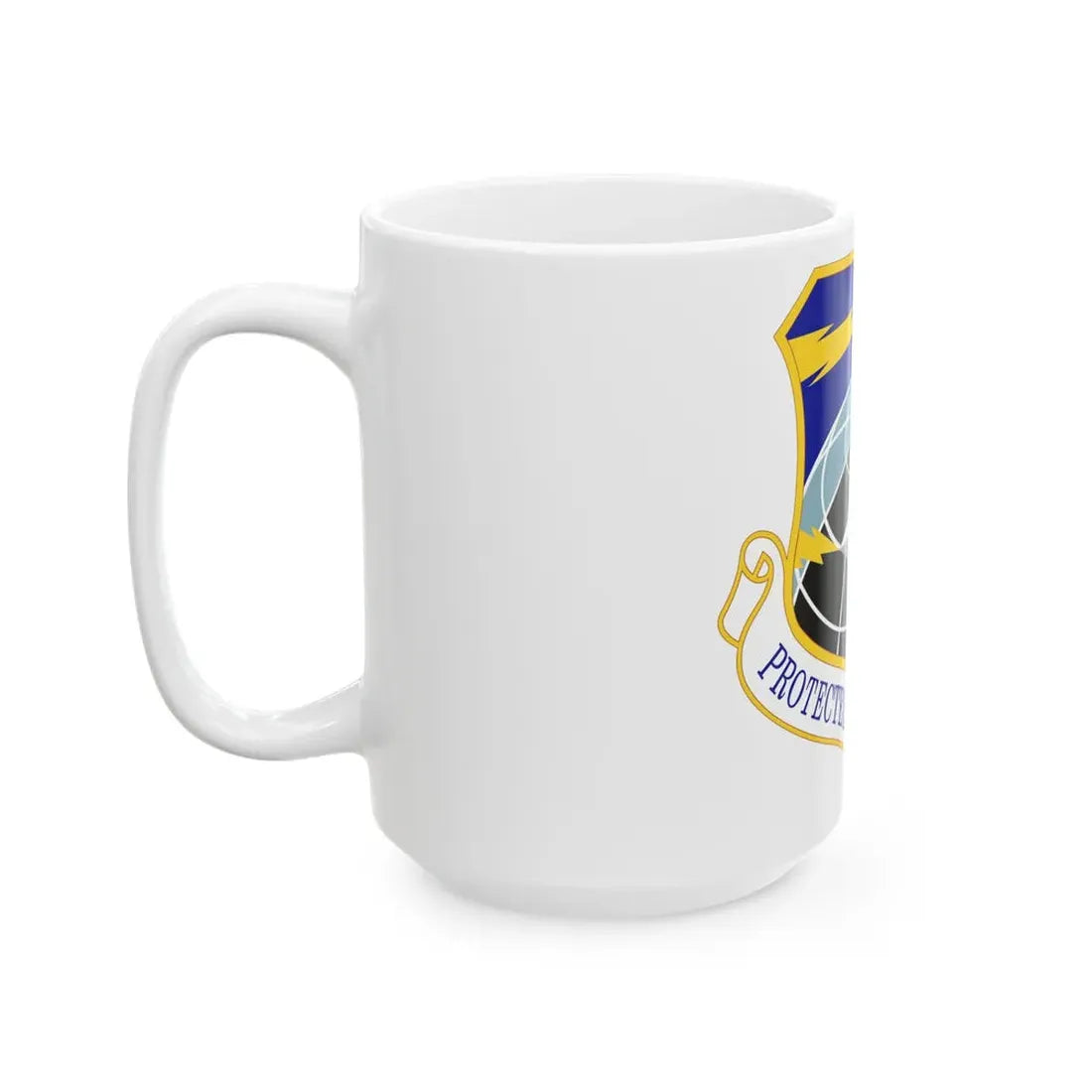 Protected SATCOM Group (U.S. Air Force) White Coffee Mug - Go Mug Yourself