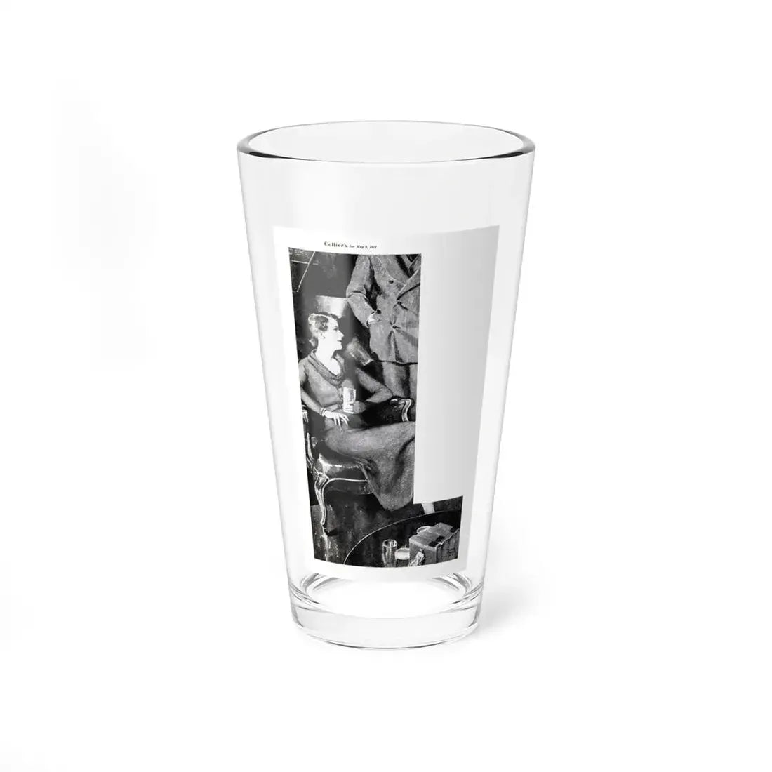 Protection (2), Collier's, May 9, 1931 (Magazine Illustration) Pint Glass 16oz 16oz - Go Mug Yourself