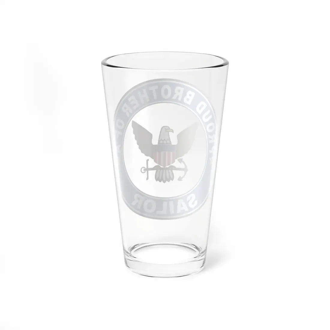 Proud Brother of a Sailor (U.S. Navy) Pint Glass 16oz - Go Mug Yourself