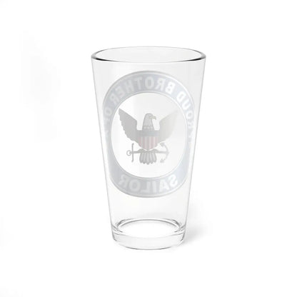 Proud Brother of a Sailor (U.S. Navy) Pint Glass 16oz - Go Mug Yourself