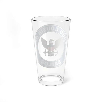 Proud Cousin of a Sailor (U.S. Navy) Pint Glass 16oz - Go Mug Yourself