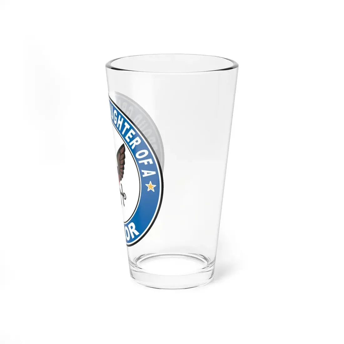 Proud Granddaughter of a Sailor (U.S. Navy) Pint Glass 16oz - Go Mug Yourself