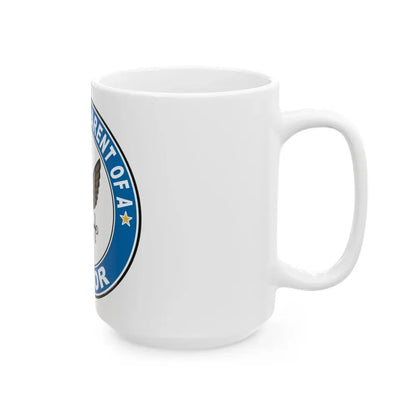 Proud Grandparent of a Sailor (U.S. Navy) White Coffee Mug - Go Mug Yourself